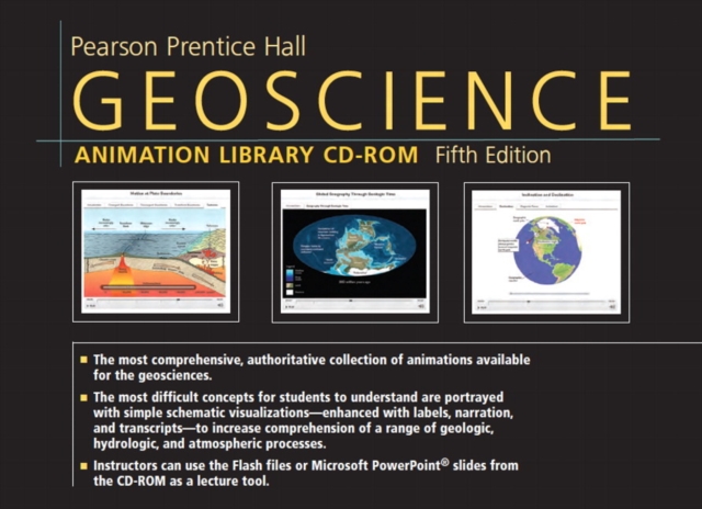 Geoscience Animation Library on DVD, DVD-ROM Book