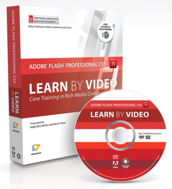 Learn Adobe Flash Professional CS5 by Video : Core Training for Rich Media Communication, Mixed media product Book
