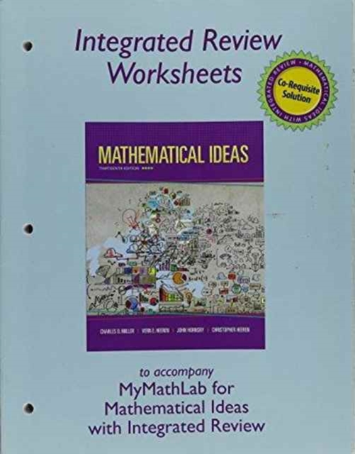 Worksheets for Mathematical Ideas with Integrated Review, Paperback / softback Book