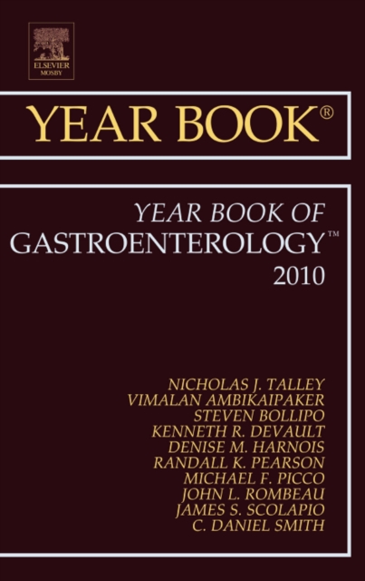 Year Book of Gastroenterology 2010 : Volume 2010, Hardback Book