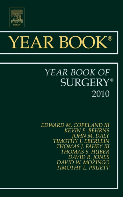Year Book of Surgery 2010 : Volume 2010, Hardback Book