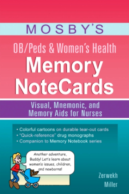 Mosby's OB/Peds & Women's Health Memory NoteCards : Visual, Mnemonic, and Memory Aids for Nurses, Spiral bound Book