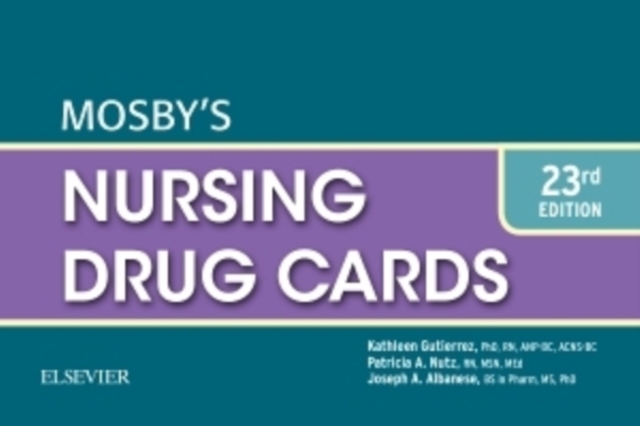 Mosby's Nursing Drug Cards, Cards Book