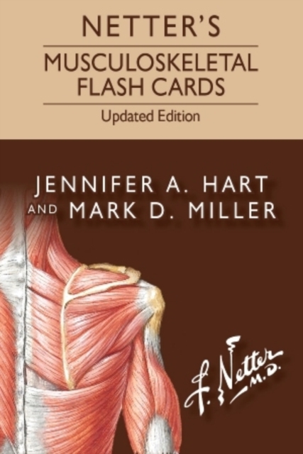 Netter's Musculoskeletal Flash Cards Updated Edition, Cards Book