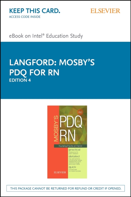Mosby's PDQ for RN - E-Book : Mosby's PDQ for RN - E-Book, PDF eBook