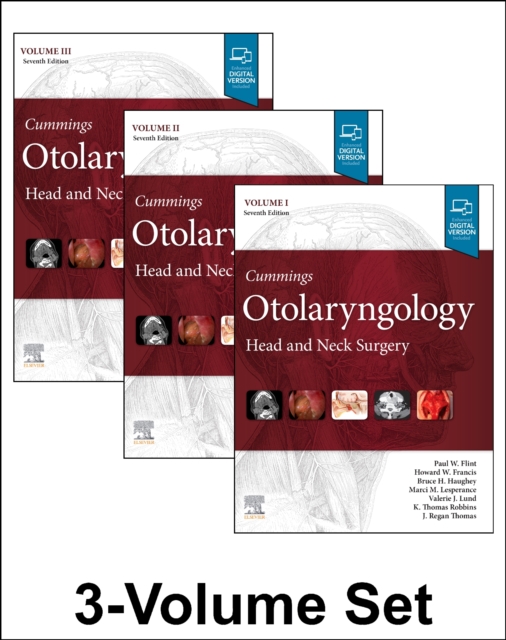 Cummings Otolaryngology : Head and Neck Surgery, 3-Volume Set, Multiple-component retail product Book