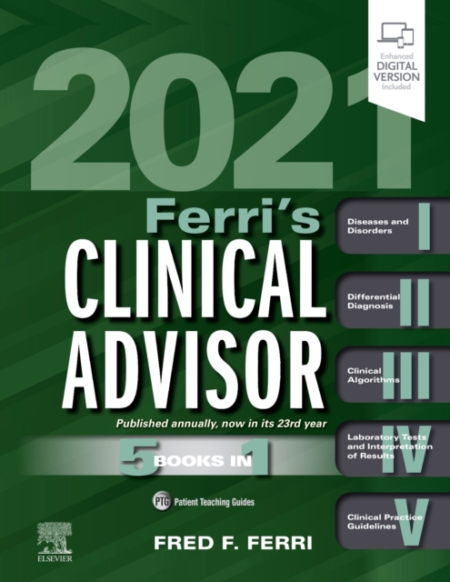 Ferri's Clinical Advisor 2021 : 5 Books in 1, Hardback Book