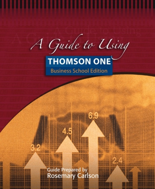 A Guide to Using Thomson One, Paperback Book