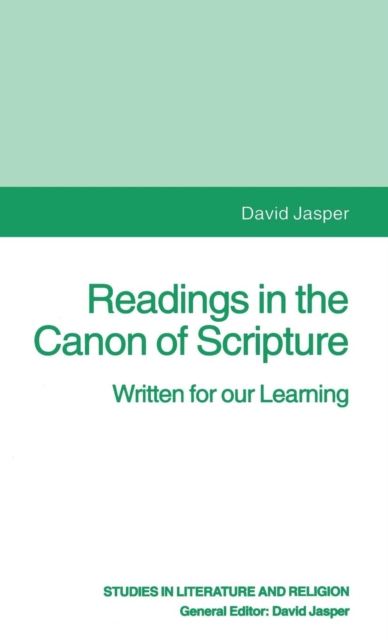 Readings in the Canon of Scripture : Written for Our Learning, Hardback Book
