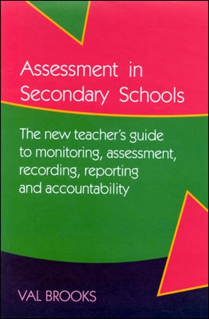 ASSESSMENT IN SECONDARY SCHOOLS, Paperback / softback Book