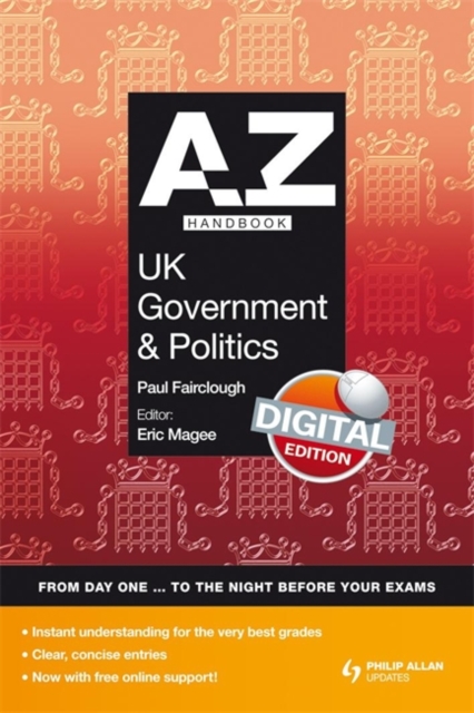 A-Z UK Government and Politics Handbook + Online, Paperback Book