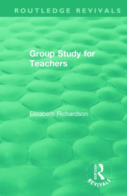 Group Study for Teachers, Hardback Book