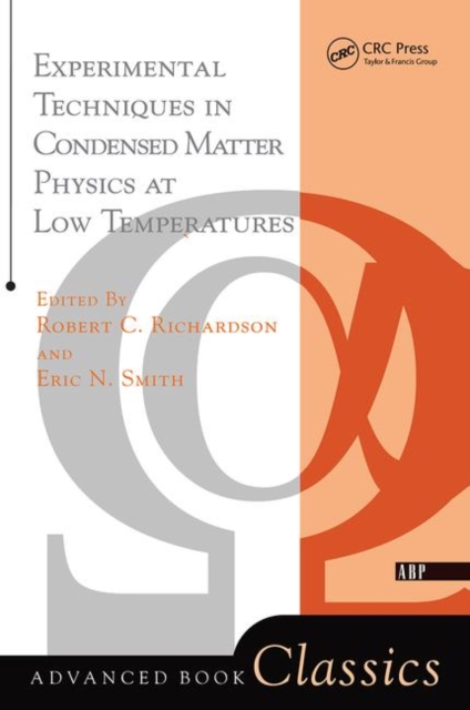 Experimental Techniques In Condensed Matter Physics At Low Temperatures, Hardback Book