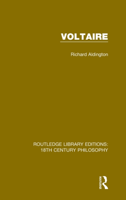 Voltaire, Hardback Book