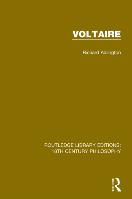 Voltaire, Paperback / softback Book