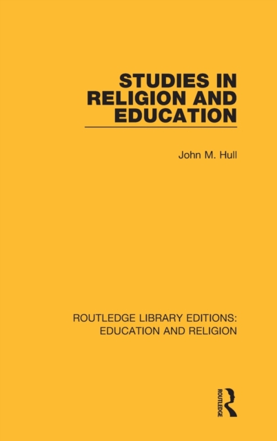 Studies in Religion and Education, Hardback Book