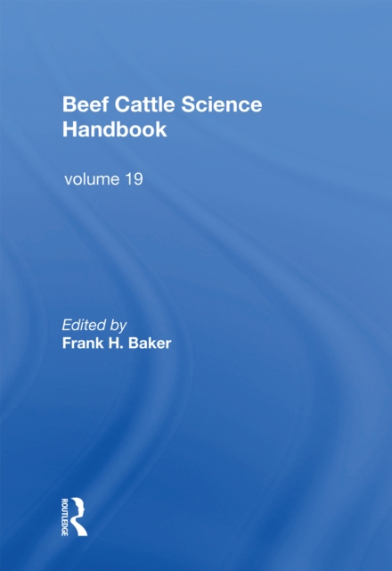 Beef Cattle Science Handbook, Vol. 19, Paperback / softback Book