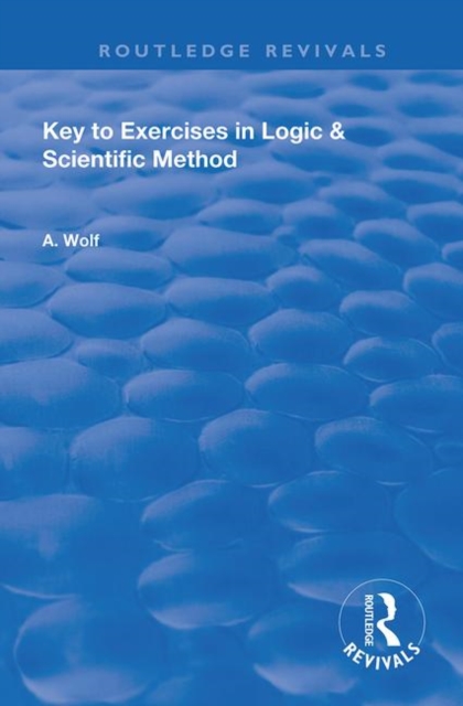 Key to Exercises in Logic and Scientific Method, Paperback / softback Book