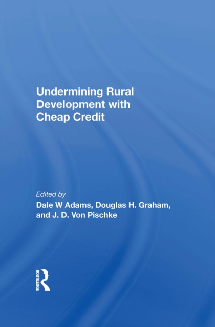 Undermining Rural Development With Cheap Credit, Hardback Book