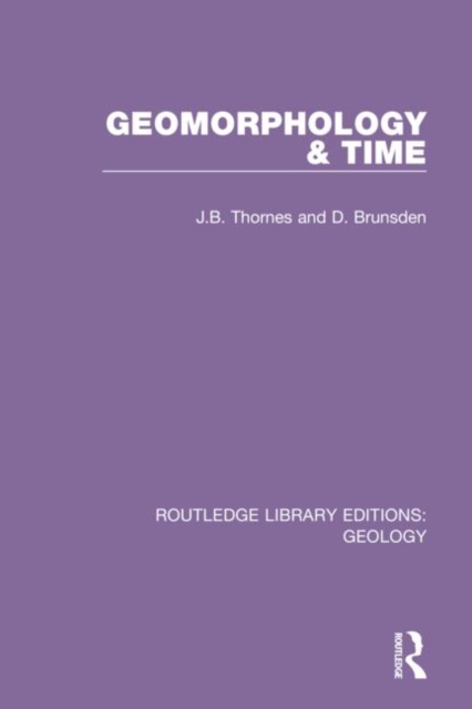 Geomorphology & Time, Hardback Book