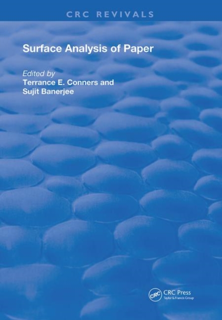 Surface Analysis of Paper, Hardback Book