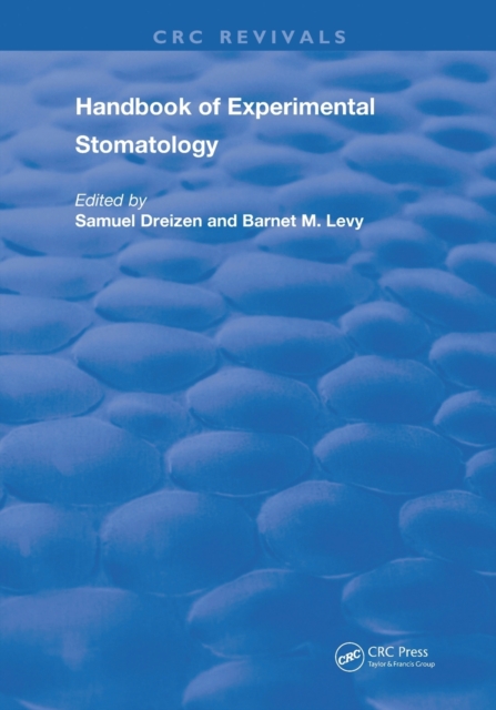 Handbook of Experimental Stomatology, Paperback / softback Book