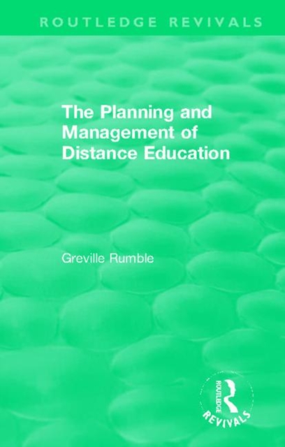 The Planning and Management of Distance Education, Hardback Book