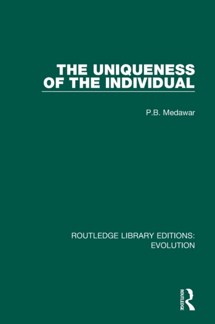 The Uniqueness of the Individual, Paperback / softback Book