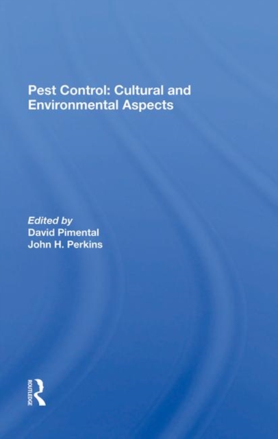 Pest Control: Cultural And Environmental Aspects, Hardback Book