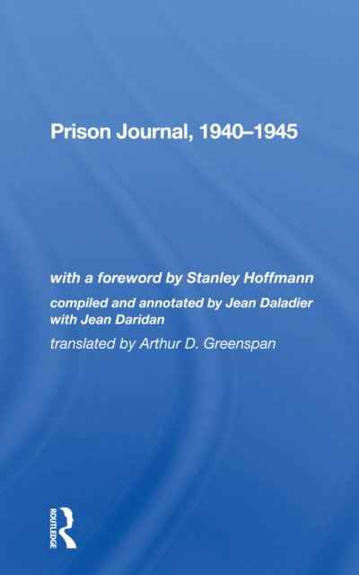 Prison Journal, 19401945, Paperback / softback Book
