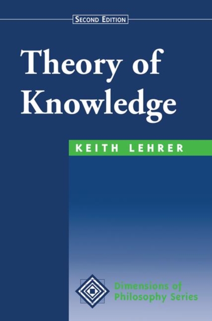 Theory Of Knowledge : Second Edition, Hardback Book
