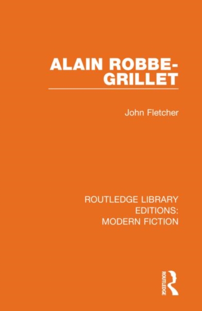 Alain Robbe-Grillet, Hardback Book