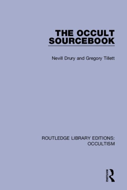 The Occult Sourcebook, Hardback Book