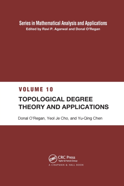 Topological Degree Theory and Applications, Paperback / softback Book