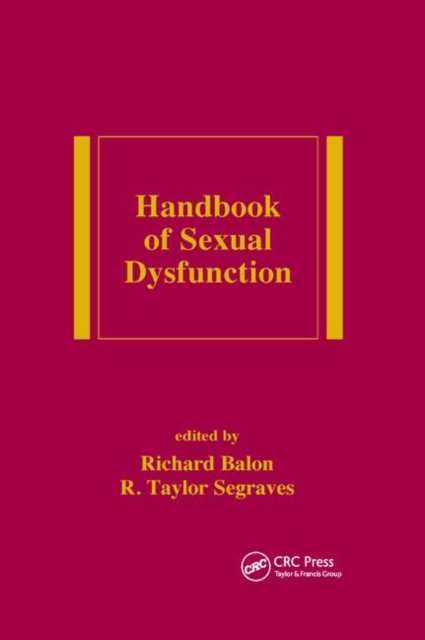 Handbook of Sexual Dysfunction, Paperback / softback Book