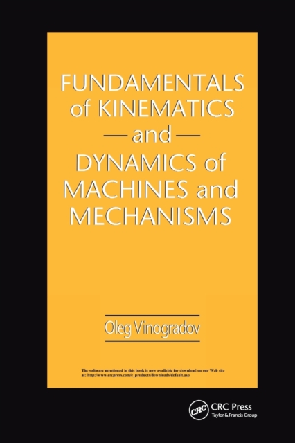 Fundamentals of Kinematics and Dynamics of Machines and Mechanisms, Paperback / softback Book