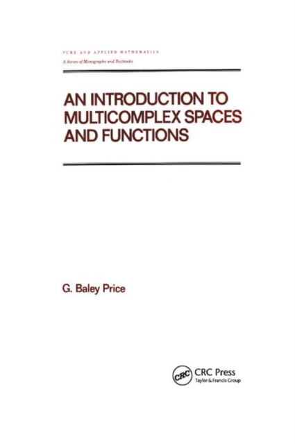 An Introduction to Multicomplex SPates and Functions, Paperback / softback Book