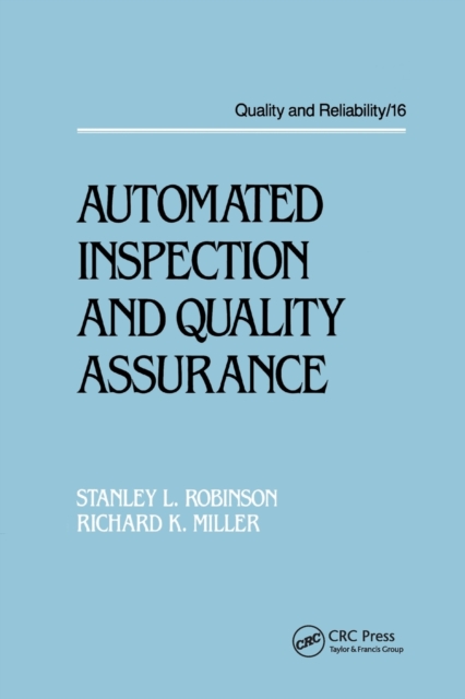 Automated Inspection and Quality Assurance, Paperback / softback Book