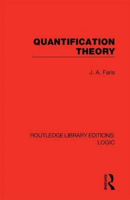 Quantification Theory, Paperback / softback Book