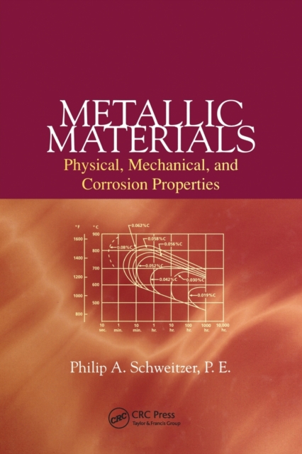 Metallic Materials : Physical, Mechanical, and Corrosion Properties, Paperback / softback Book