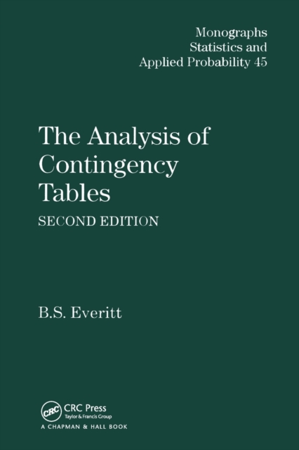The Analysis of Contingency Tables, Paperback / softback Book