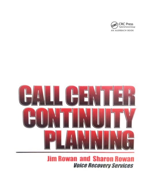 Call Center Continuity Planning, Paperback / softback Book