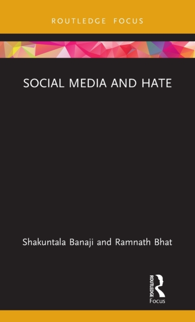 Social Media and Hate, Hardback Book
