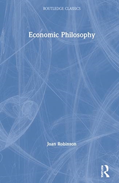Economic Philosophy, Hardback Book