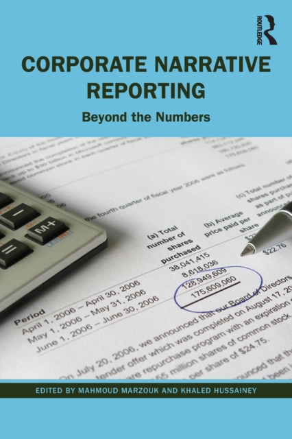 Corporate Narrative Reporting : Beyond the Numbers, Paperback / softback Book