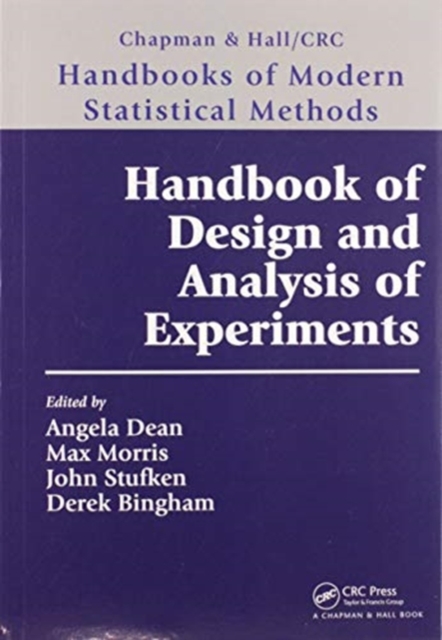 Handbook of Design and Analysis of Experiments, Paperback / softback Book