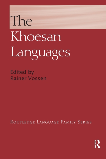 The Khoesan Languages, Paperback / softback Book