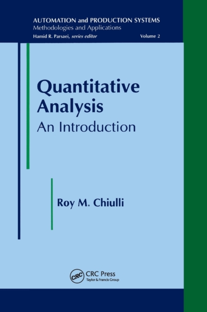 Quantitative Analysis : An Introduction, Paperback / softback Book