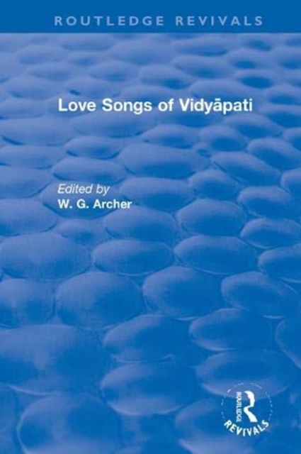 Love Songs of Vidyapati, Hardback Book
