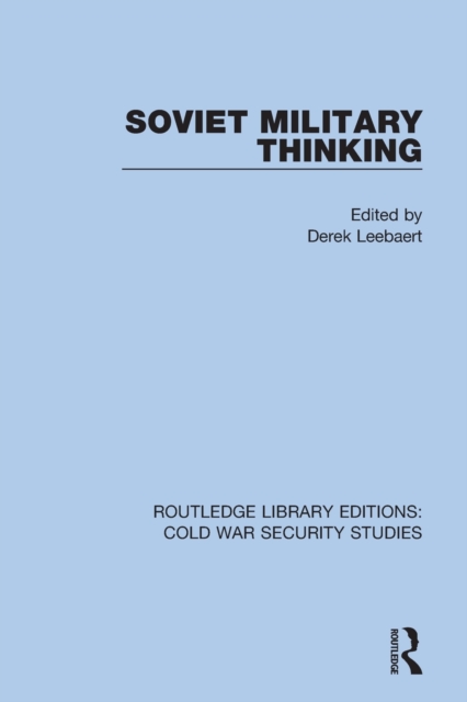 Soviet Military Thinking, Paperback / softback Book